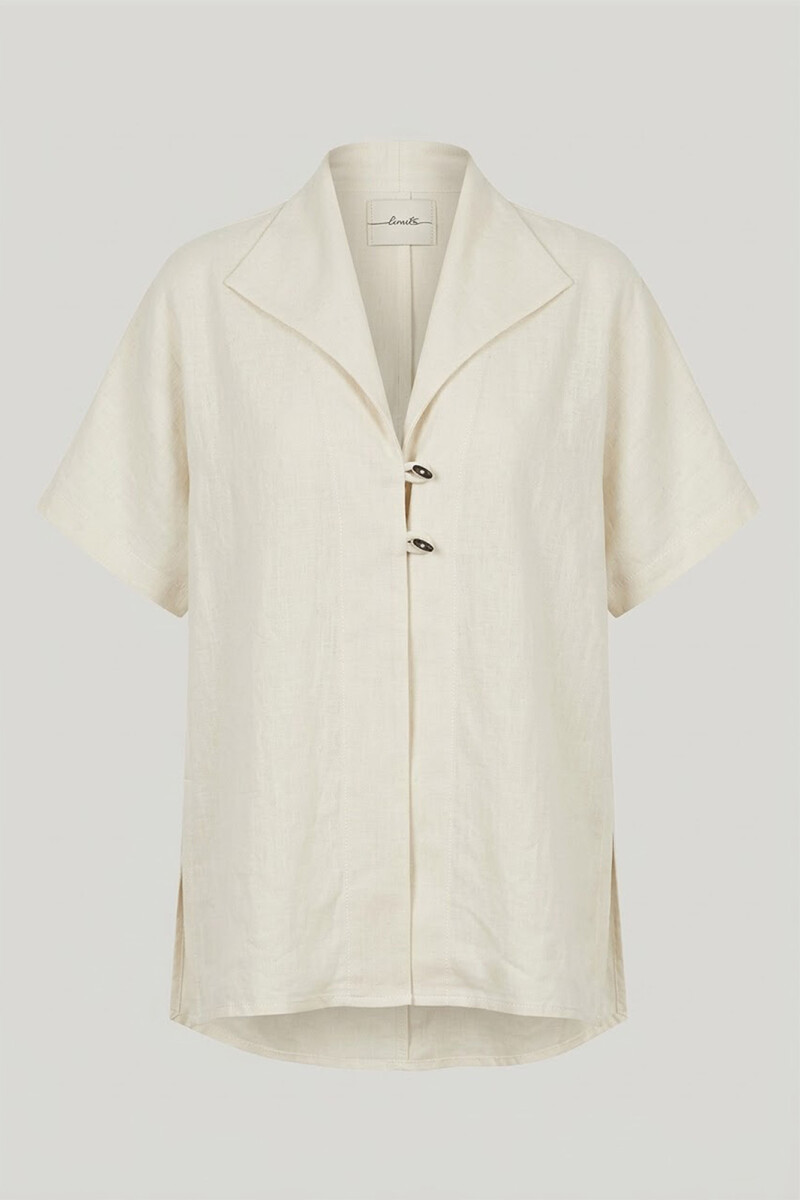 SOBRECAMISA LINO ALAMAR CRUDO