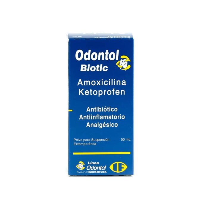 ODONTOL BIOTIC SUSP. CJ X 50 ML. única