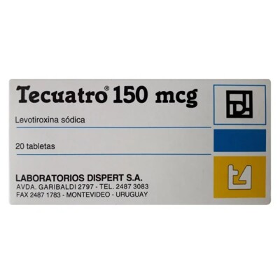 Tecuatro 150 Mcg 40 Tabletas Tecuatro 150 Mcg 40 Tabletas