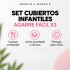Set X3 Cubiertos Infantiles Marcus & Marcus Agarre Fácil Rosa 1