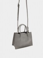 Bolso Tote Estampado Animal gris