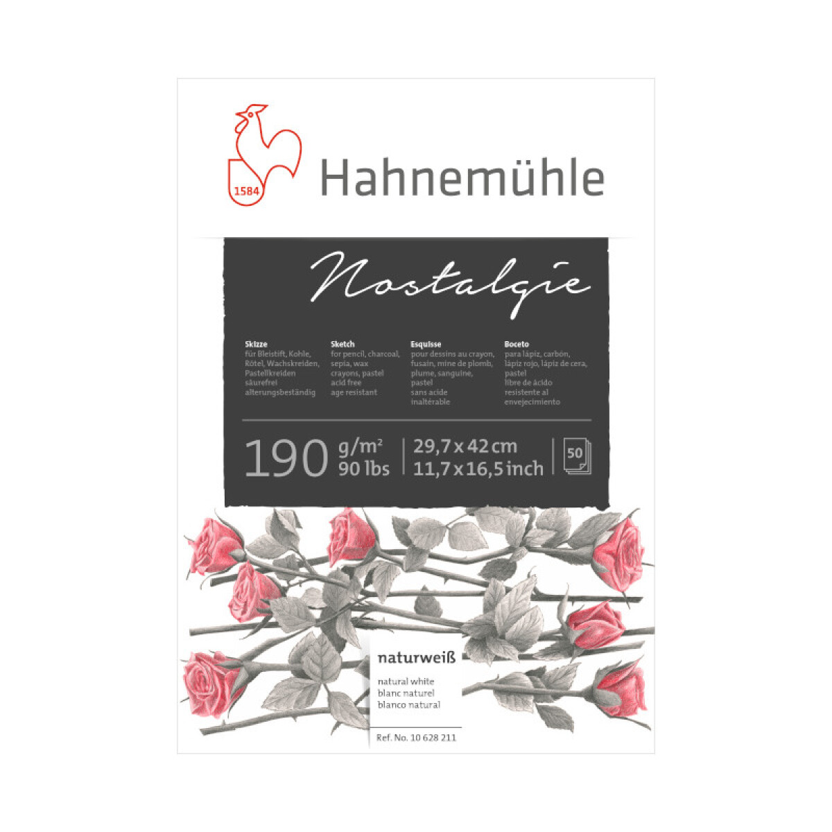 Block Sketch Nostalgie 190g - Hahnemühle - A3 