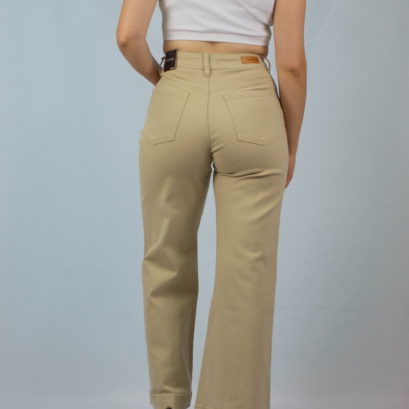 Pantalon Wide Leg Dalia Wanna Beige