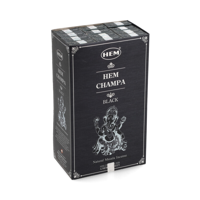 INCIENSO HEM PREMIUM CAJA X12 Hem Champa Negro