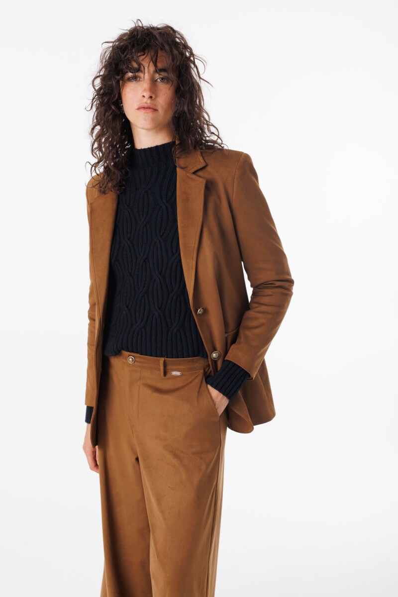 Blazer Suede Camel