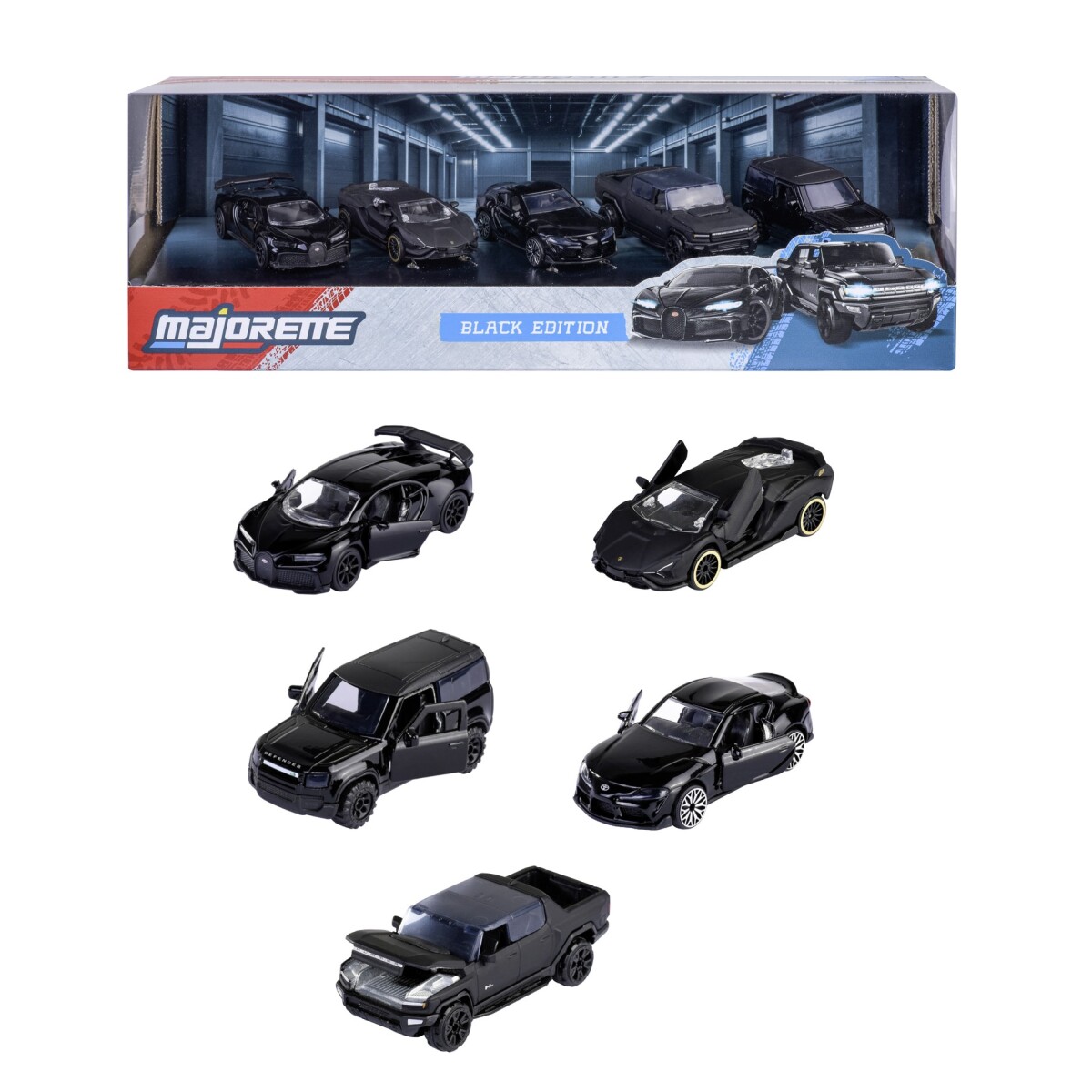 Majorette Black Edition pack x 5 