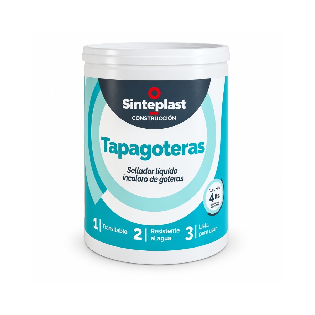 Tapagoteras Líquido Incoloro 4 Litros Sinteplast 