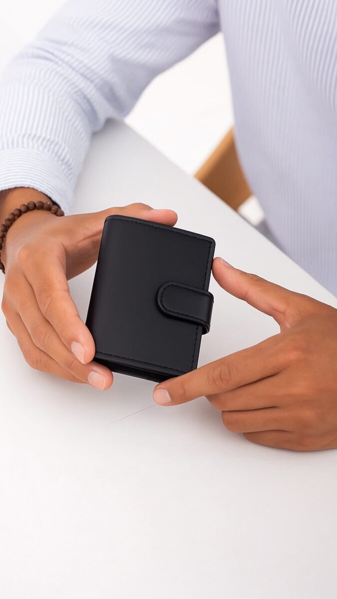 TARJETERO DA VINCI ANTI CLONACION COMPLETO - NEGRO 