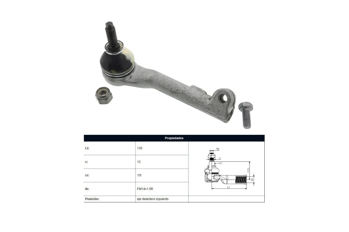 Puntero Renault Clio/Scenic/Kangoo 96-08 Izq Puntero Renault Clio/Scenic/Kangoo 96-08 Izq