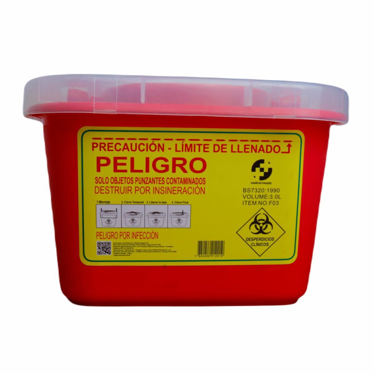 CONTENEDOR P/ OBJETO PUNZANTE (MEDSUPAR) 