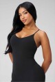 Vestido Strappy Seamless Maxi Dress Mujer Black
