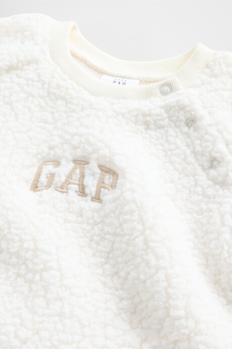 Astronauta Sherpa Bebé Ivory Frost