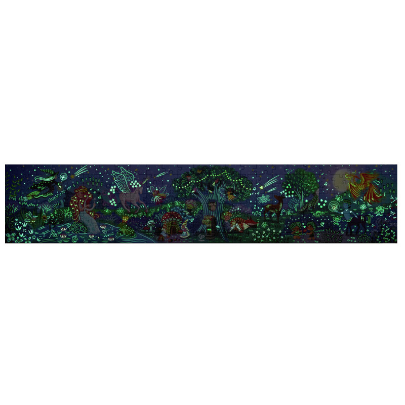 Puzzle Bosque Mágico Glow 1.5 m 200 piezas Hape Puzzle Bosque Mágico Glow 1.5 m 200 piezas Hape