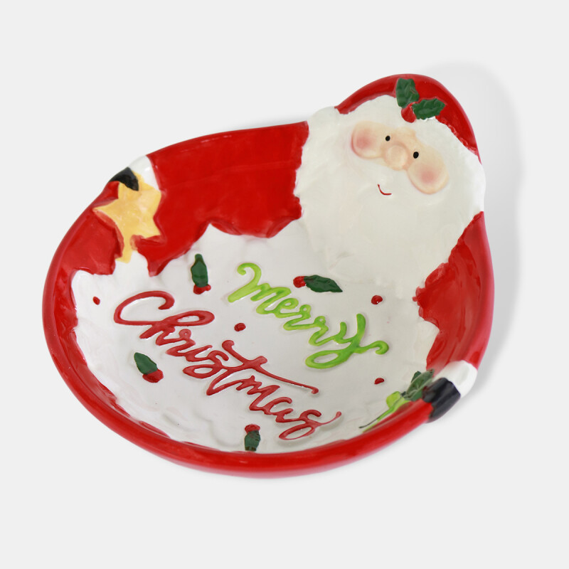 BOWL CERAMICA MERRY CHRISTMAS 19.5X18.9X9.8CM Unica