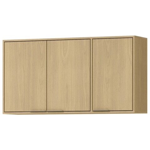 Mueble Aéreo de Cocina Modular Gloria 120 cm 3 Puertas 1 Estante Castaño / Off White Mueble Aéreo de Cocina Modular Gloria 120 cm 3 Puertas 1 Estante Castaño / Off White