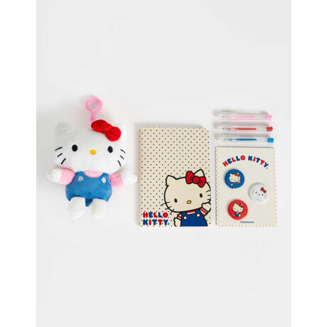 Set De Librería En Cartera ''hello Kitty'' Combinacion Multicolor