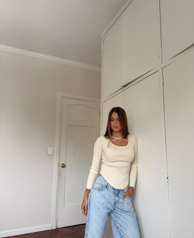 Polera Mia manteca