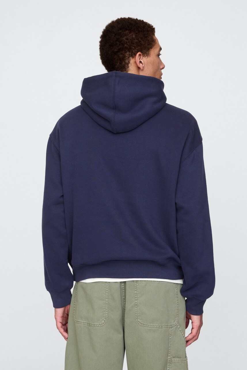 Canguro Logo Gap Hombre Navy Uniform