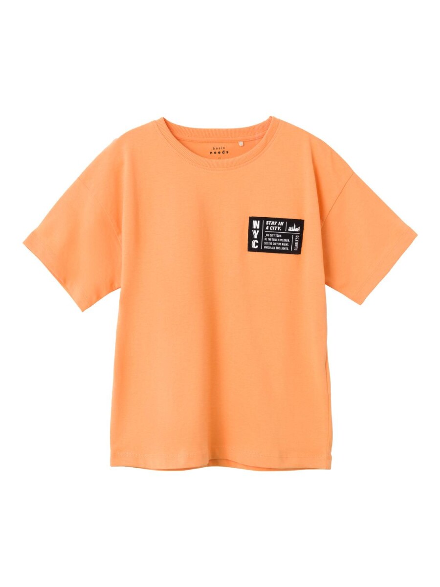 Camiseta Vector Kids - MOCK ORANGE 