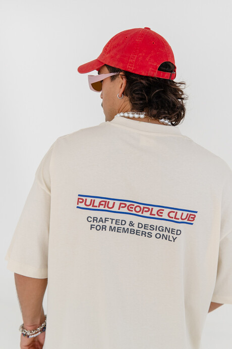 Remera Pulau People Blanco