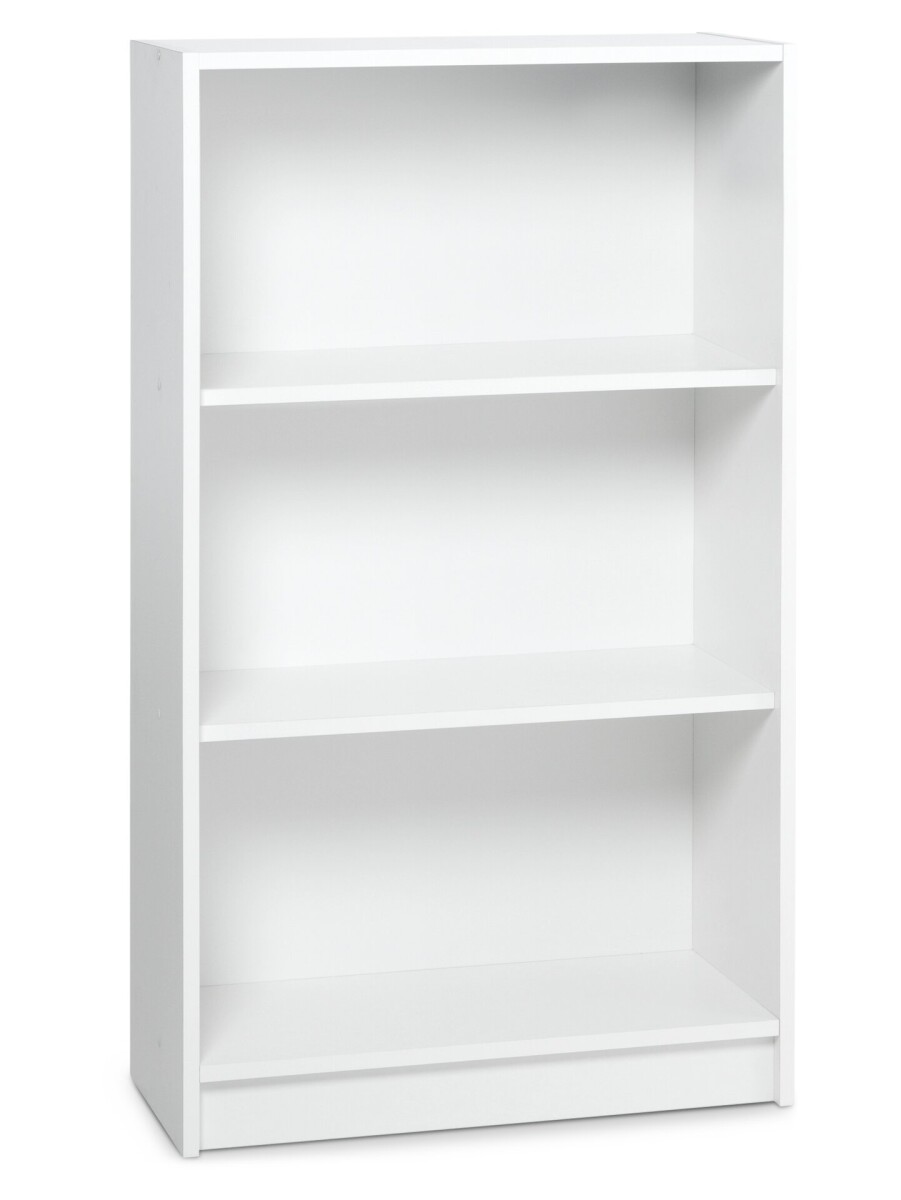 Librería HORSENS 3 estantes ancha blanco 