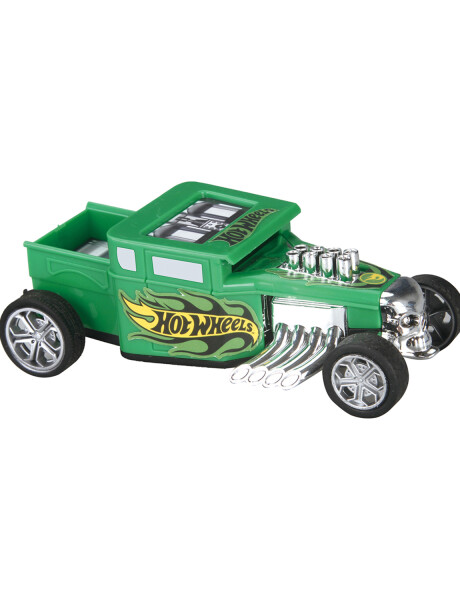 Auto a fricción Hot Wheels Pull Back Racers 13cm Verde