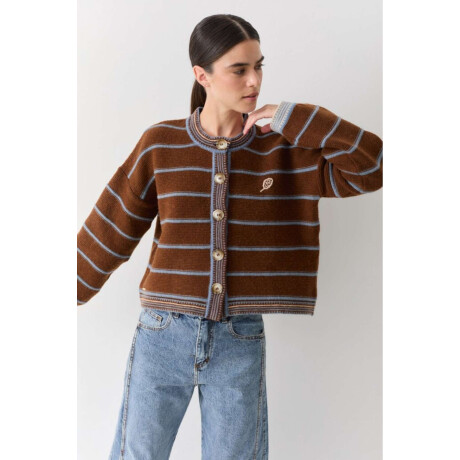 Cardigan Terro Tennis Chocolate