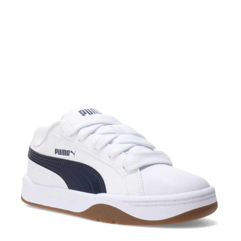 Championes de Niños Puma Park Life Style Easy Jrs. Blanco - Azul Marino