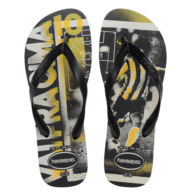Sandalias Havaianas Top Athletic FC Hombre Negro/negro/negro