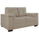 Sillon Sofa 2 Cuerpos Luares Marrón Chocolate Arena Natural Beige