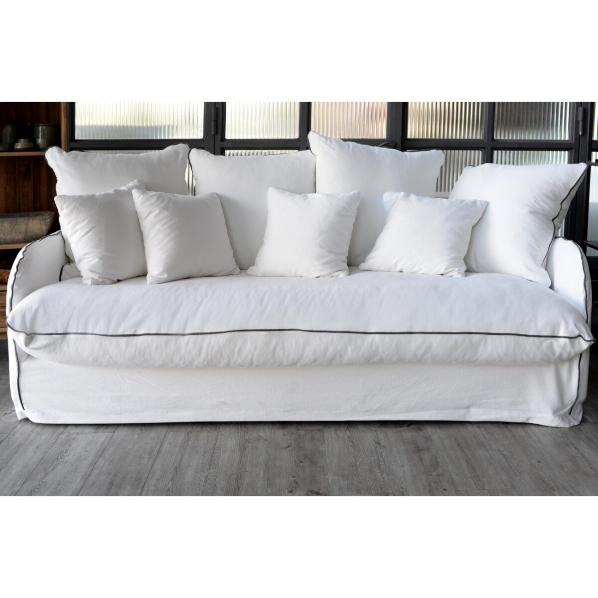 sofa aloe blanco, 2.38m 