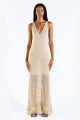 FRINGES DRESS Gold