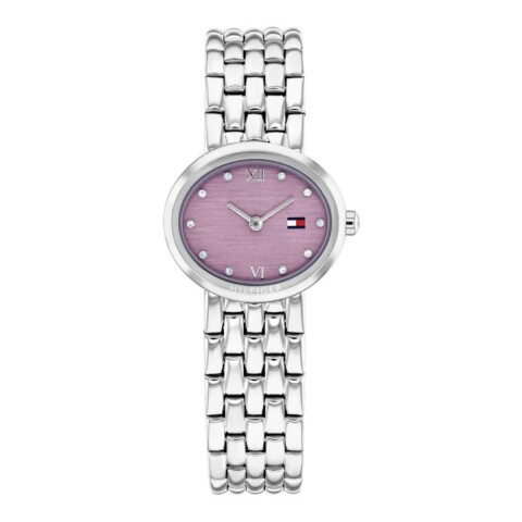 Reloj Tommy Hilfiger 1782843 para dama con correa de acero Violeta
