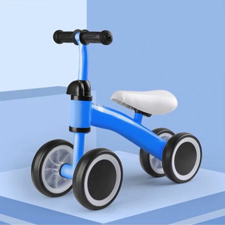 Buggy Bicicleta s/ Pedales Cuatriciclo Aprendizaje p/ Niños Azul