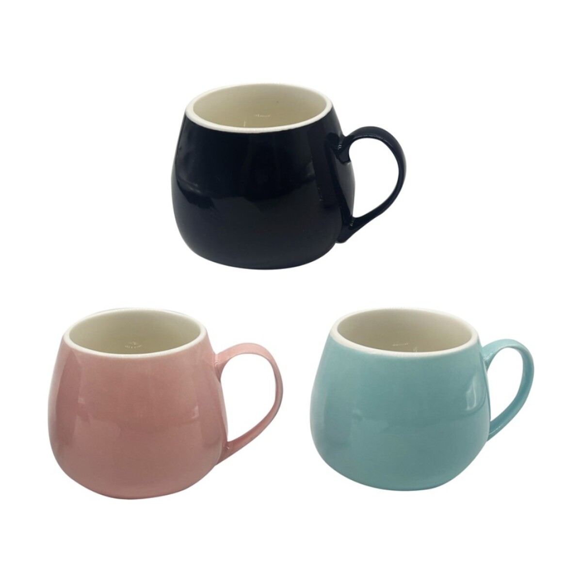 TAZA CERAMICA PASTEL - MULTICOLOR 