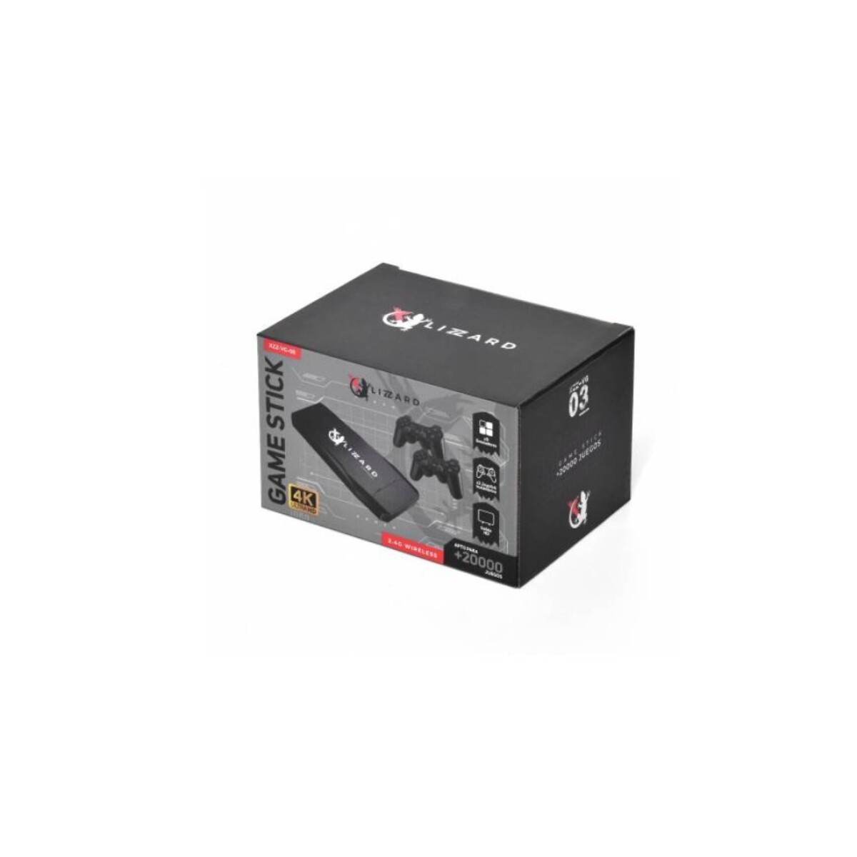 CONSOLA GAME STICK LIZZARD XZZ-VG-03 - NEGRO 