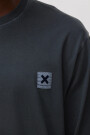 ANTHRACITE ICONIC LS TEE Gris