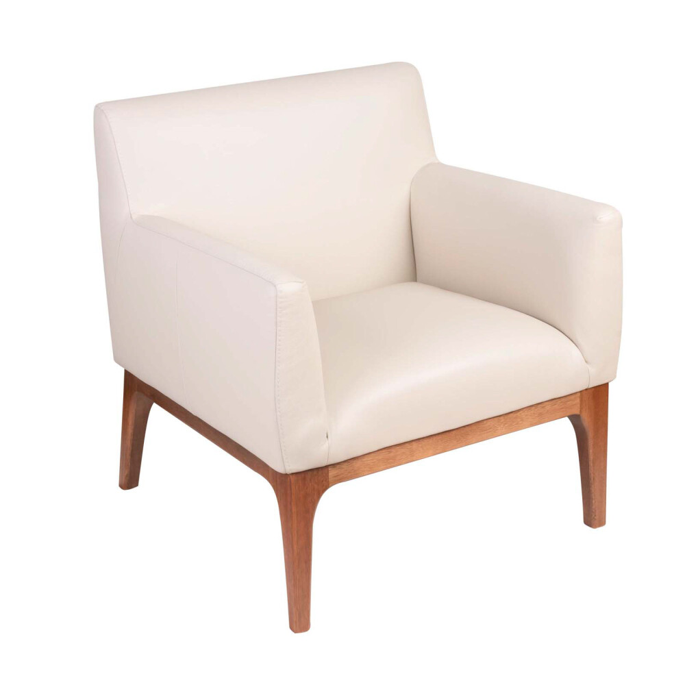 BUTACA CUERO-Y-MADERA NATURAL-BEIGE TUCSON ARENA