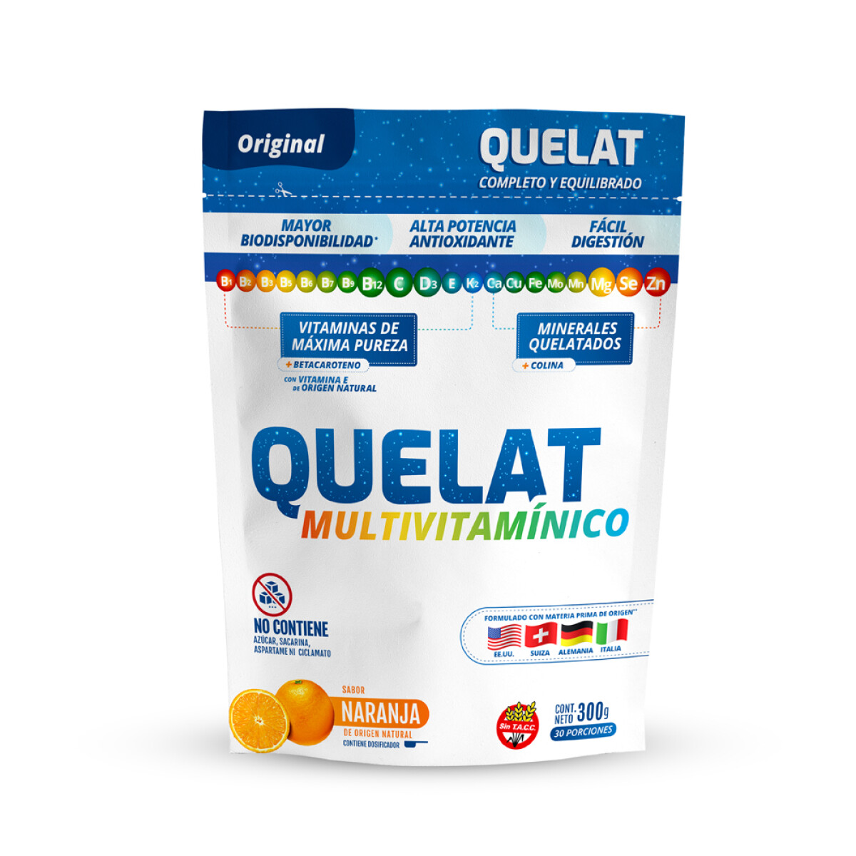 Quelat Multivitamínico 300g 
