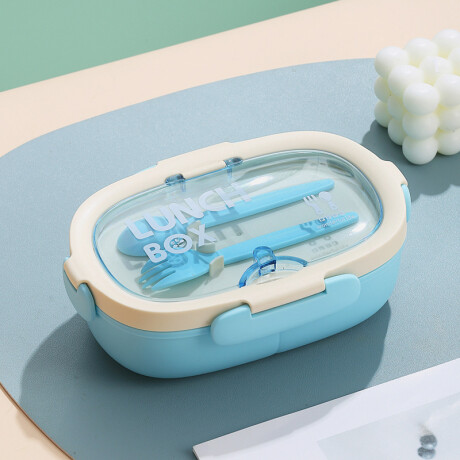 Set De Lonchera Escolar Completo Celeste