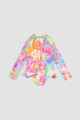 Malla manga larga unicornio 2-10y Pink neon