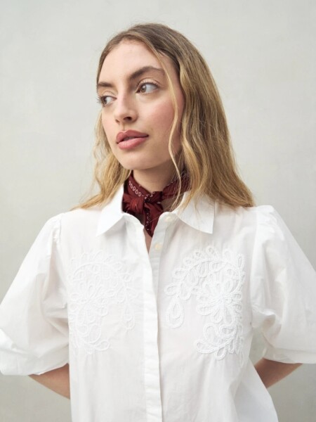 CAMISA D.CASSIN CORDEL BLANCO