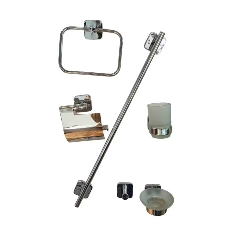 Kit de accesorios de baño 6 piezas TUCSON Kit De Accesorios De Baño 6 Piezas Tucson