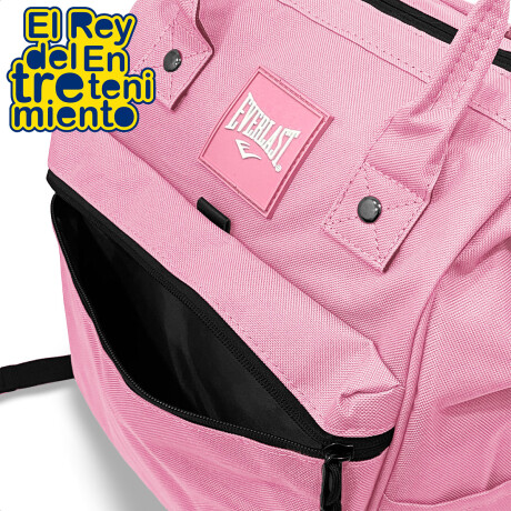 Mochila Cartera Everlast Bolso Dama Urbana Antirrobo Rosa