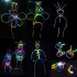 Pulseras Flúo Pack De 200 Unidades Luminosas Colores Neón Pulseras Flúo Pack De 200 Unidades Luminosas Colores Neón