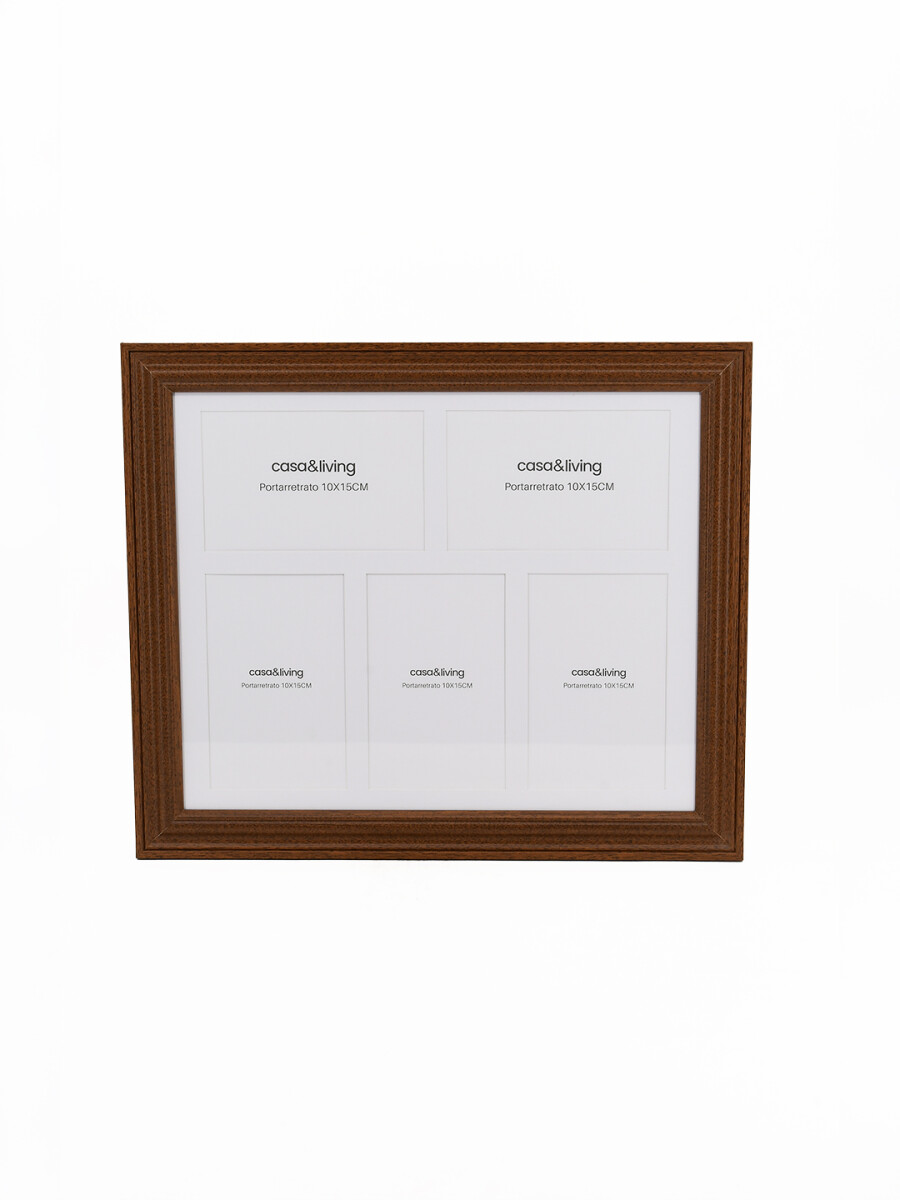 PORTARRETRATO MARCO DE MADERA - MARRON 