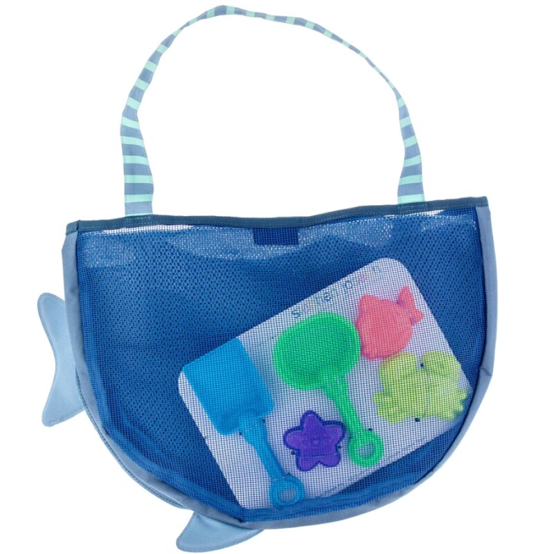 Bolso playero con juguetes Tiburón