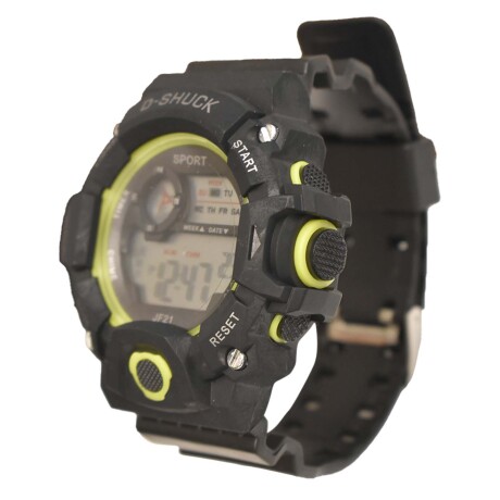Reloj Deportivo de Pulsera Waterproof Pantalla Luz p/ Hombre Verde Manzana