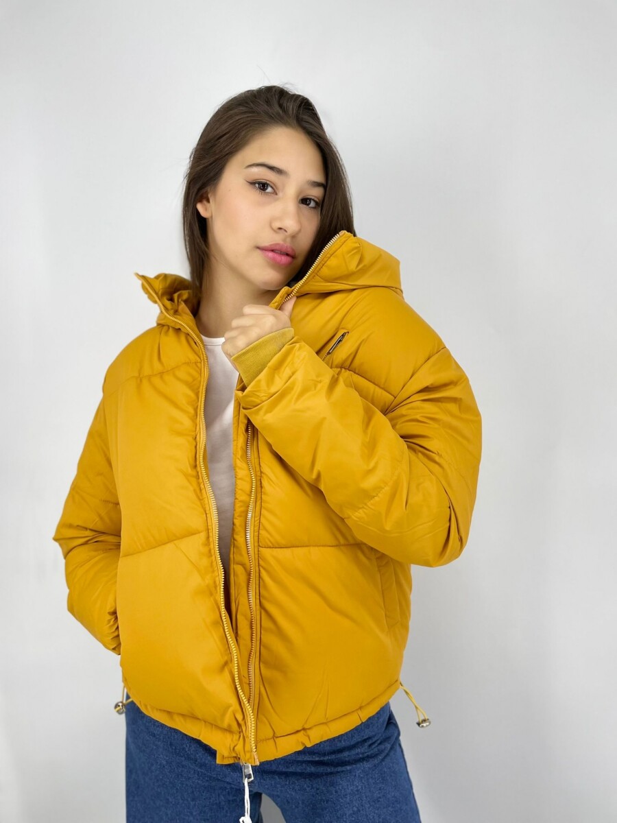 CAMPERA WANNA 8351 PUFFER - MOSTAZA 