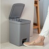 Papelera con pedal 12L Gris